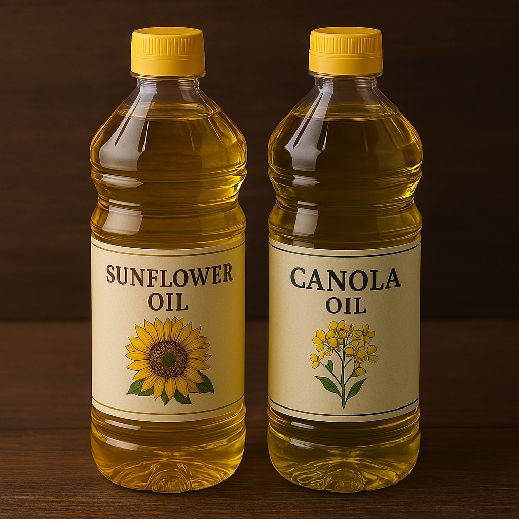 فرق روغن آفتابگردان و کانولا