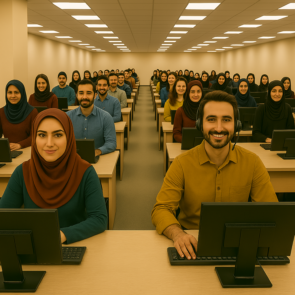 اپراتور اختصاصی در کافی نت آنلاین چیز پیز